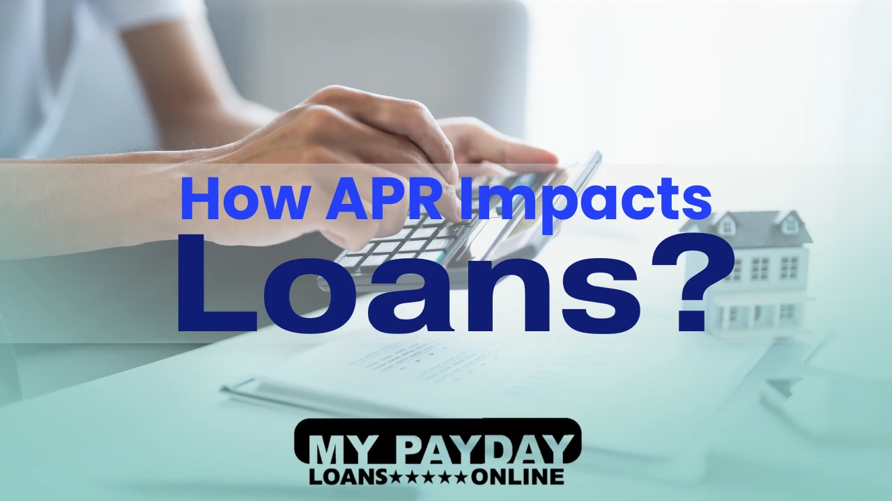 Illustration explaining how APR (Annual Percentage Rate) affects loans, showcasing the relationship between interest rates, fees, and total repayment.